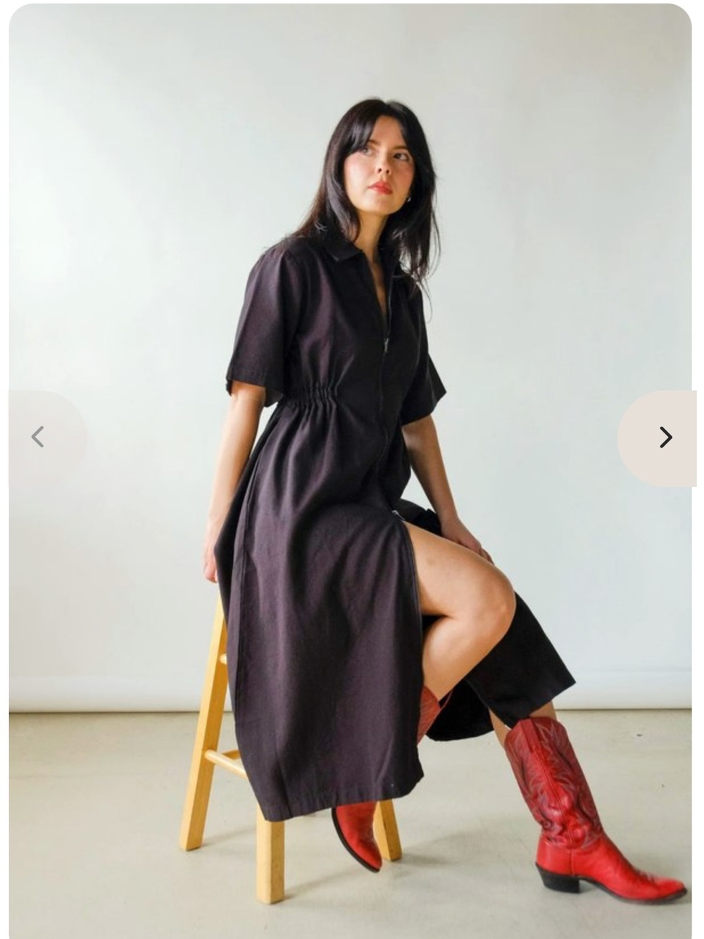 Noble Long Utility Dress - Picture 2 of 11